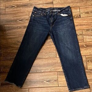 American Eagle Outfitters Blue Straight Jeans Classic Style